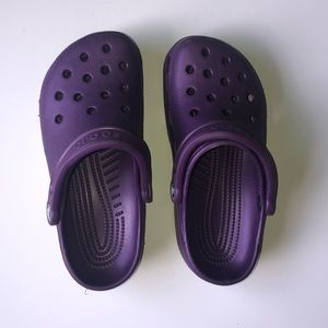 Purple Crocs